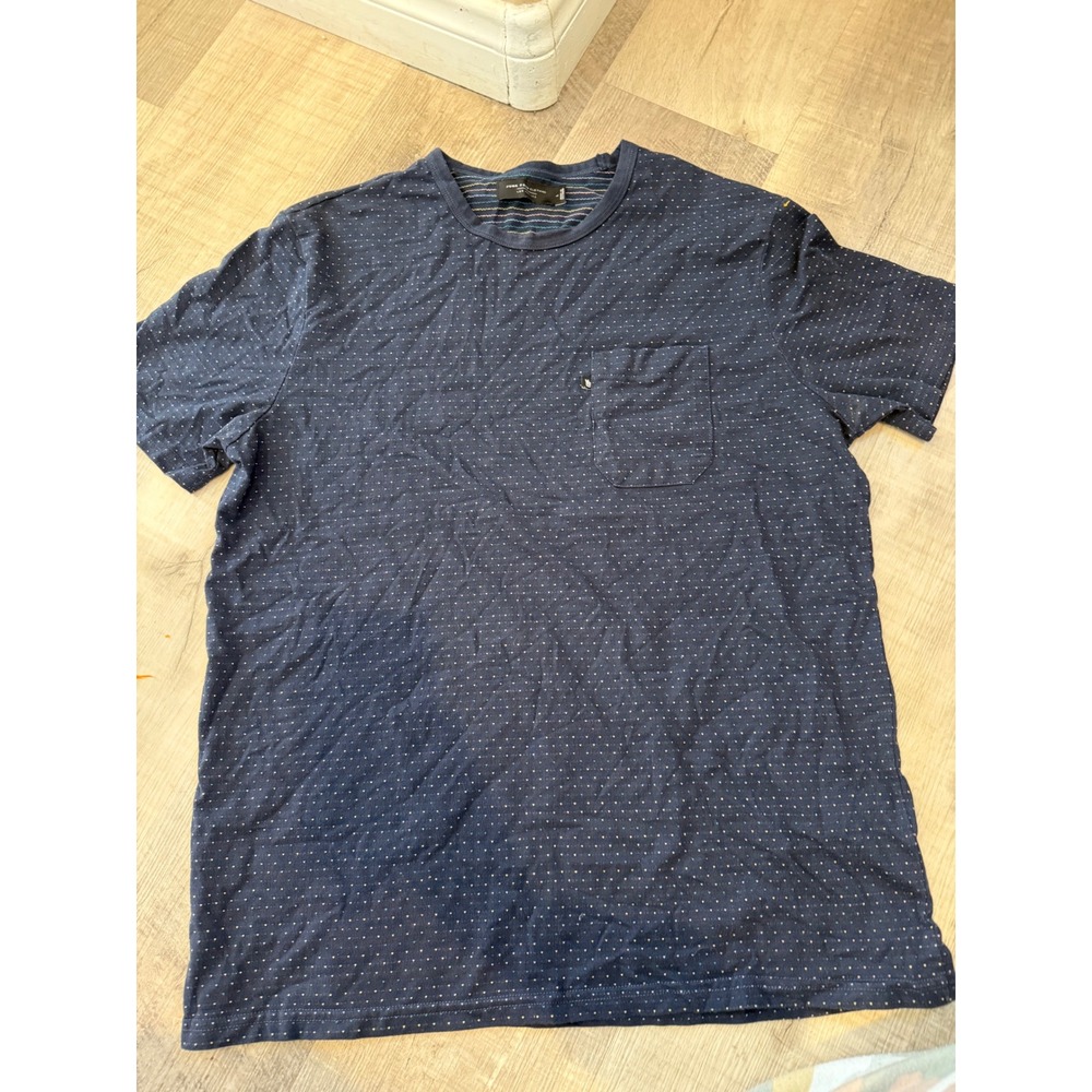 Junk Food Clothing Co. Navy‎ Micro-Dot Pocket Tee - Large